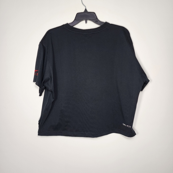 New! Nike Standard Issue Fly Cutoff Crew Crop Top Fashion | Women's Size: Large - Picture 6 of 7